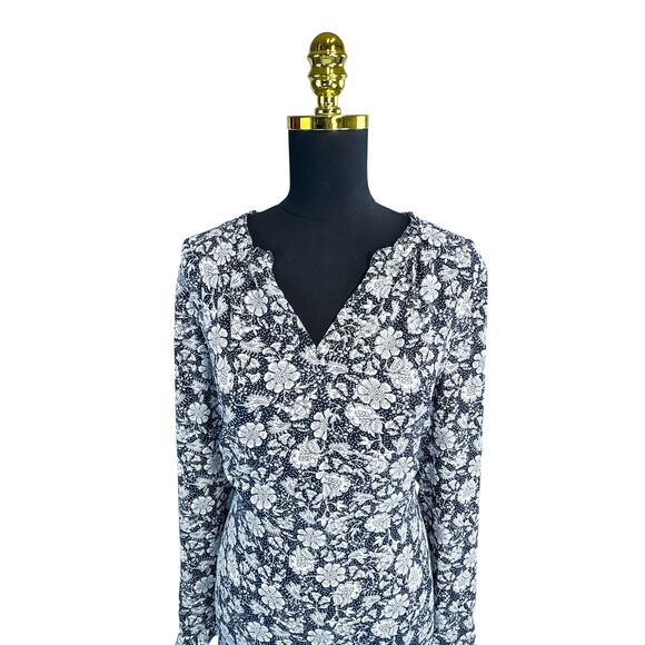 LOFT Women's Floral Long Sleeve Dress XL - Picture 4 of 7